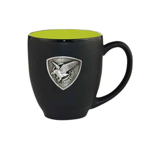 Custom metal 3D logo mug